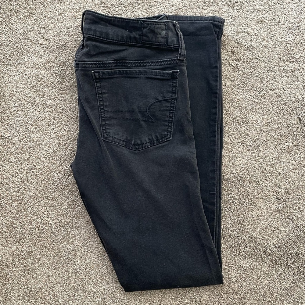 American Eagle Black Jegging Jeans size 6